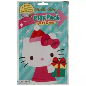 Hello Kitty Pink Play Pack with Crayons